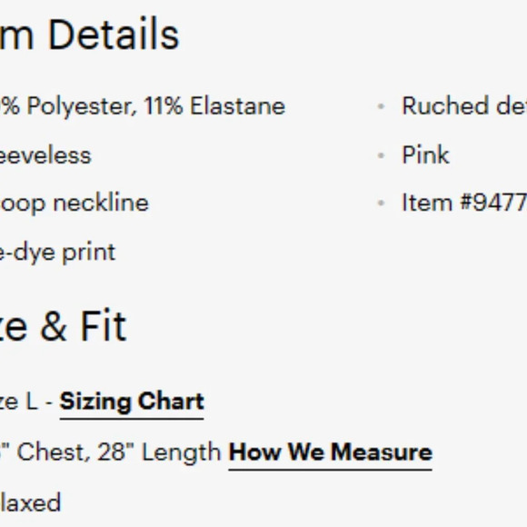 Fabletics Active Bodysuit/Tank - Pink/Gray/White - NWOT - Picture 4 of 4